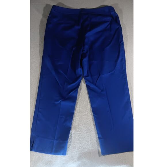 Chico’s 1.5 Blue Ankle Pants Women’s 10–12 Stretch Cotton Slim Fit Career Work - Picture 5 of 5